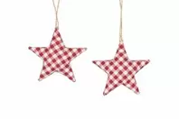 Hänge - Tygstjärna - Rutig - 6-Pack - 7 cm   110 kr   Köp
