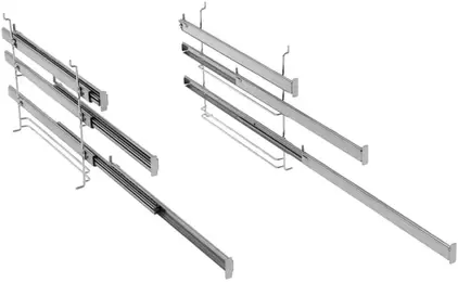 Gorenje 3-nivås telskåpskenor