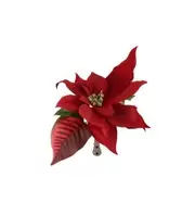 Julstjärna med clips - Röd - 16 cm   75 kr   Köp