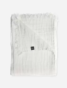 Hannelin Throw White/White