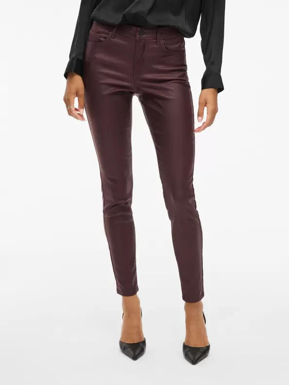 Product carousel image - VISARAH COATED SLIM FIT-BYXOR, Winetasting | 1