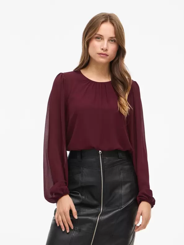 Product carousel image - VIURA RUND HALS LÅNGÄRMAD TOPP, Winetasting | 1