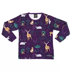 T-shirt WINTER FOREST GRAPE