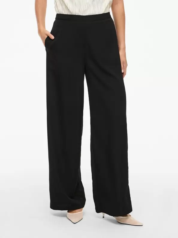 Product carousel image - HÖG MIDJA BYXOR MED VIDA BEN, Black | 1