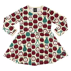 Snurrklänning GARDEN FRUIT LGT BEIGE