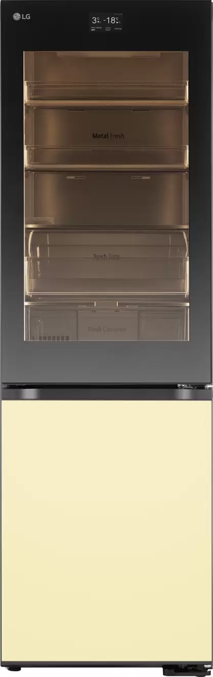 LG InstaView MoodUP Kyl/Frys GBG719MDNN (svart/färgskiftande LED)