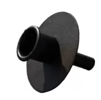 Ljusstake - Svart- ljushållare för att stoppa i flaska - Kronljus 75 kr Köp