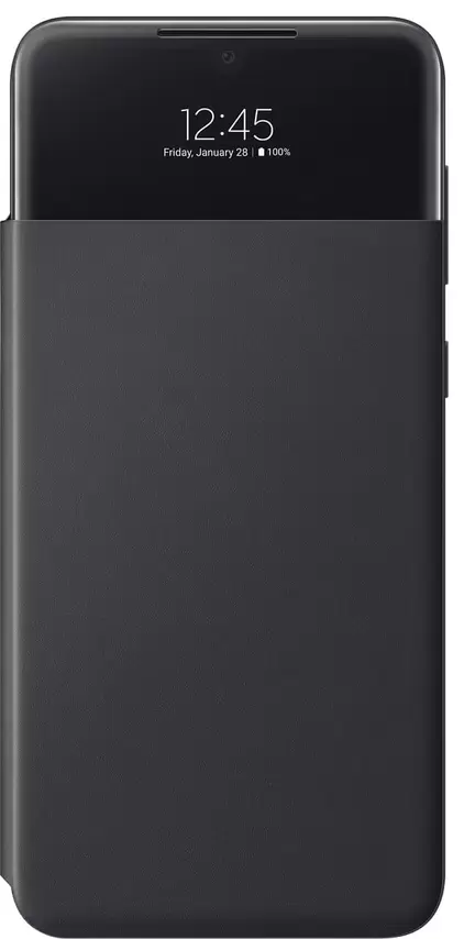 Samsung Galaxy A33 Smart S View plånboksfodral (svart)