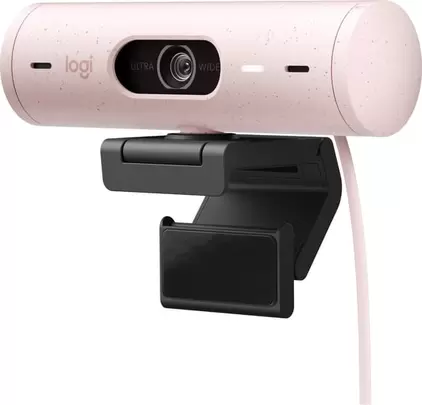 Logitech Brio 500 webbkamera (rosé)