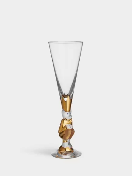 The sparkling devil champagneglas guld 19cl