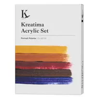 Kreatima Acrylic akrylfärg, Portrait Set 5×60 ml – porträttfärger