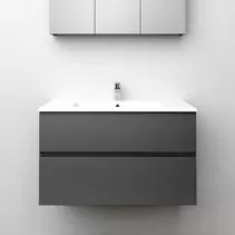 Badrumsskåp Westerbergs Himmel Antracit Matt 900