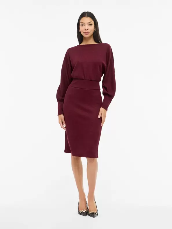 Product carousel image - VIRAFFI LÅNGA ÄRMAR MAXIKLÄNNING, Winetasting | 1