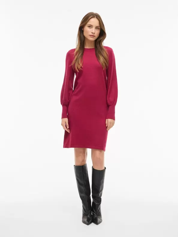 Product carousel image - VIKERRY STICKAD KORT KLÄNNING, Anemone | 1