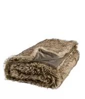 Pläd - Sibirian Wolf - Brun - Fuskpäls - 150 cm   3988 kr   Köp