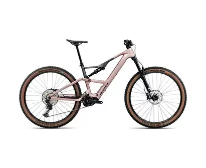 El MTB Orbea Rise SL M20 420W Desert Rose/Carbon Raw