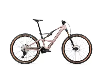 El MTB Orbea Rise SL M10 630W XT Di2 Desert Rose/Carbon Raw