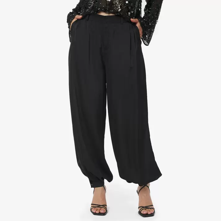 Fayla Drapy Satin Balloon Pants