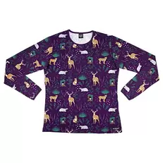 T-shirt vuxen WINTER FOREST GRAPE