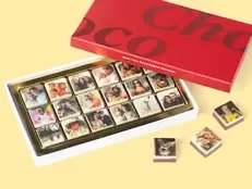 Chokladask med Egna Foton