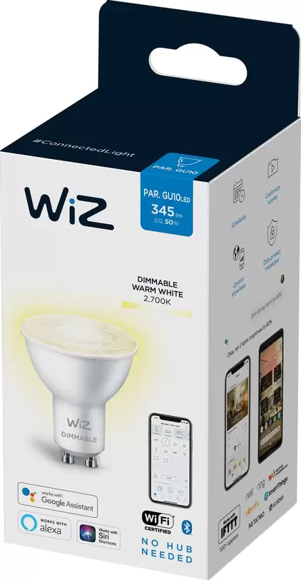 Wiz Light LED-spotlight 5W GU10 871869978625000