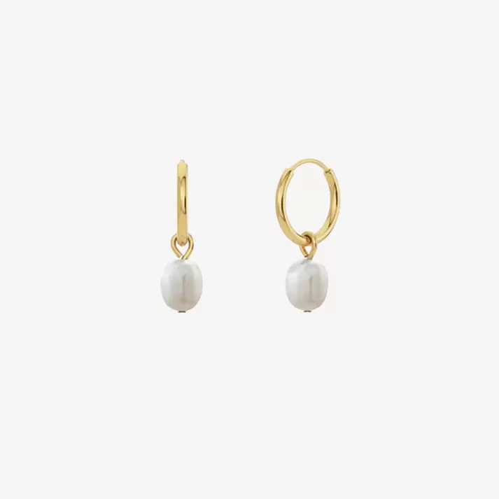 Perla Hoops Gold