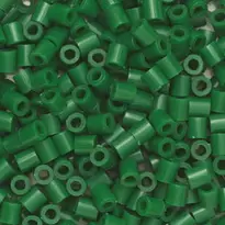 Rörpärlor Midi 1000 st julgrön, Ø5 mm