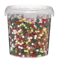 Rörpärlor Midi 5000 st i julens klassiska färger! Ø5 mm