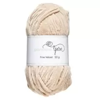 Garn Fine Velvet 50g beige – sammetslent och himmelskt mjukt garn