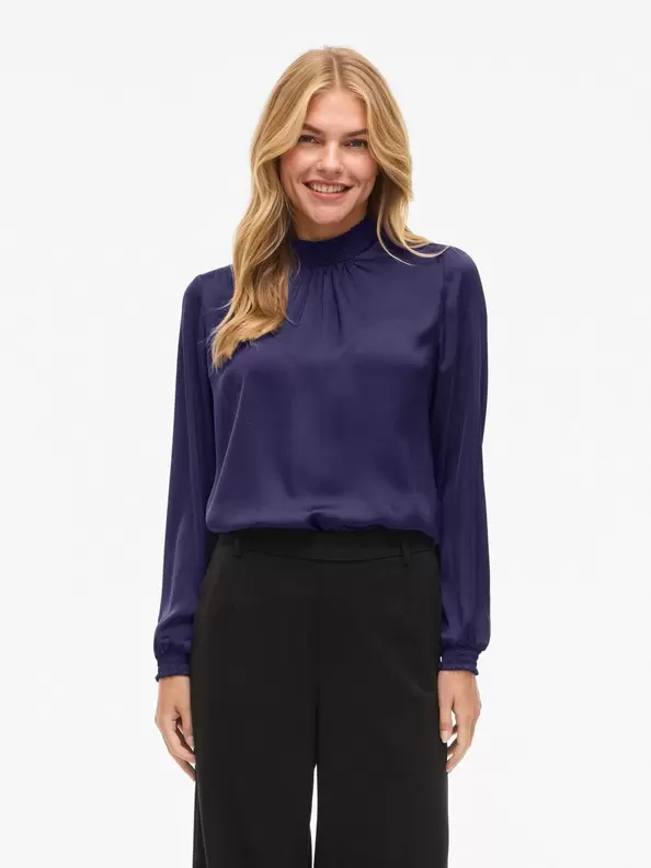 Product carousel image - VISOFIE LÅNGÄRMAD TOPP, Rhodonite | 1