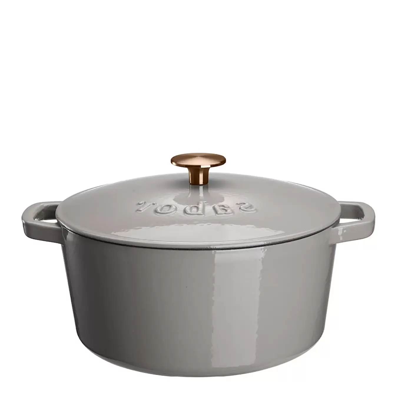 Gjutjärnsgryta 4,4 L grå