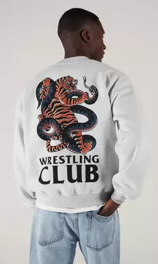 New Crew Print Tröja