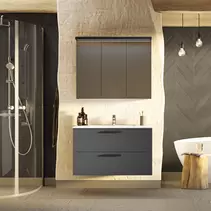 Spegelskåp Samla Antracit 1000