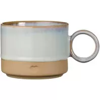 Mugg med handtag - Hjärta matt brun lera med ljusblå kant - 290 ml   215 kr   Köp