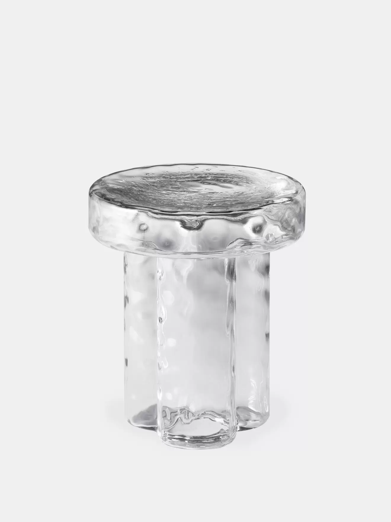 Soda Side Table - Iced Glass - High