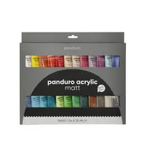 Panduro Acrylic matt set – 24×30 ml med matta akrylfärger