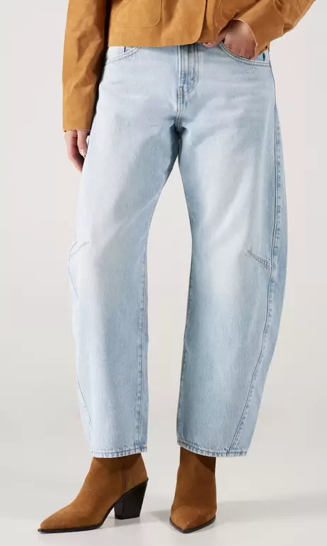 Cinch Barrel Ljusblå Jeans