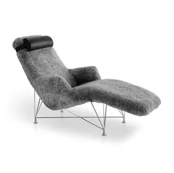 LIGGFÅTÖLJ SUPERSPIDER FÅRSKINN