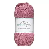 Garn Chunky Acrylic 50g gammelrosa