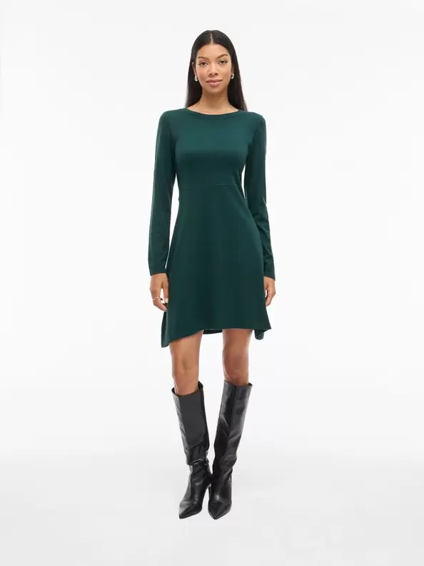 Product carousel image - VIHELLIE LÅNGA ÄRMAR KORT KLÄNNING, Ponderosa Pine | 1