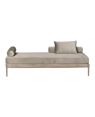 DELANO Dagbädd - Soft Almond / Mässing