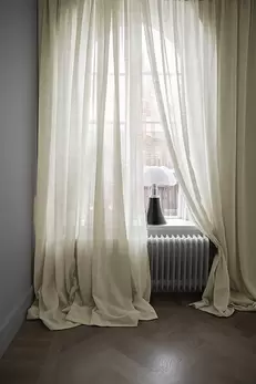 Gardin Straw Creme dubbel bredd Höjd 250 cm