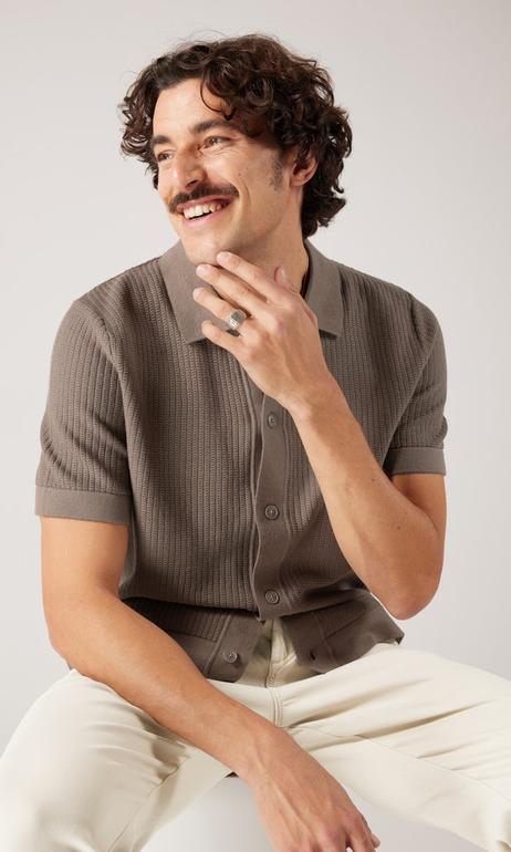 Cove Stickad Skjorta