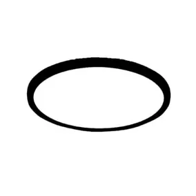 Plafond LED CARO 42cm Svart 24W med CCT JUUS