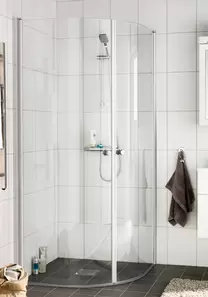 Duschhörn Look R 80X80 Klarglas