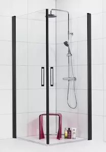 Duschhörn Frost C Svart Dörr 900 Mm Klar Dörr 900 Mm Klar
