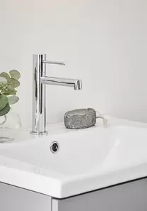 Tvättställsblandare Hafa Shape Låg Krom
