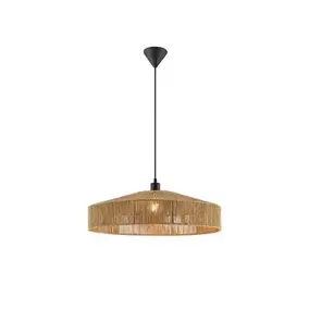 Taklampa CANAZEI 58cm Natur/svart JUUS