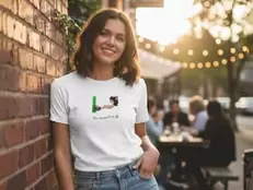 T-shirt med Egen Text - Curling