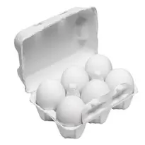 Äkta gåsägg 6 st. Ca Ø5,5 cm, höjd 8 cm – måla påskens finaste påskägg!